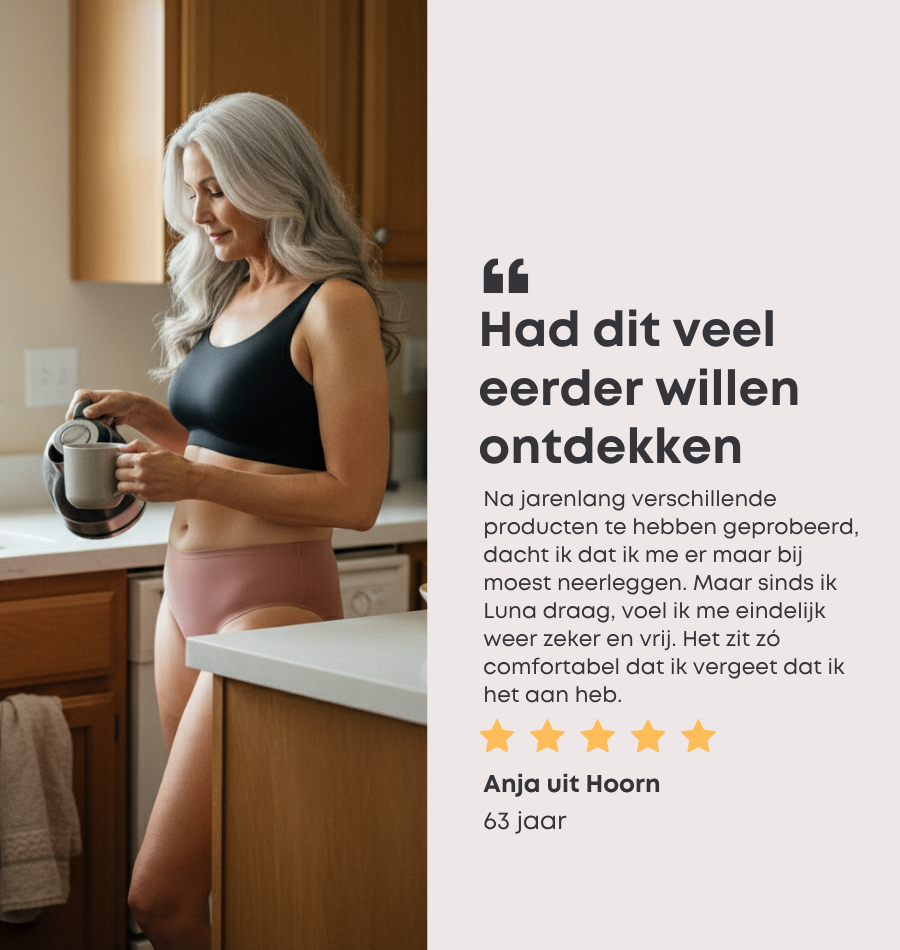 Naadloze Brief - Gemiddeld Urineverlies