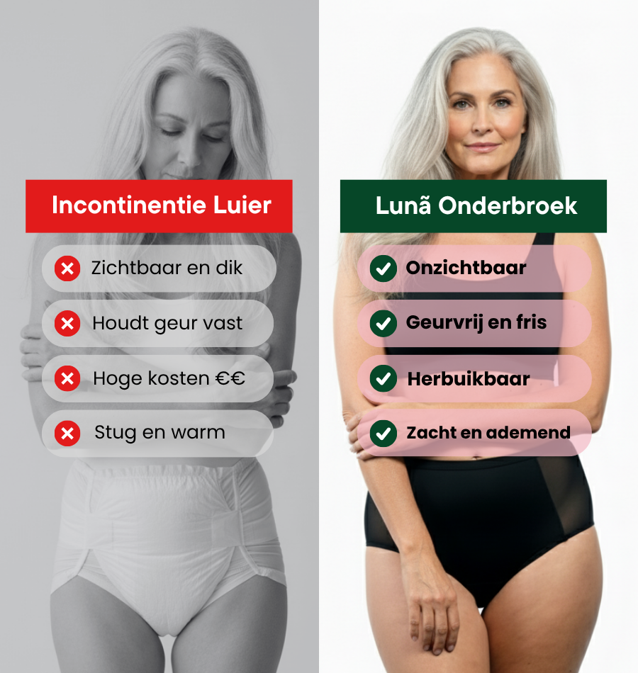Brief met kant - Gemiddeld Urineverlies - Uitverkoop Sale