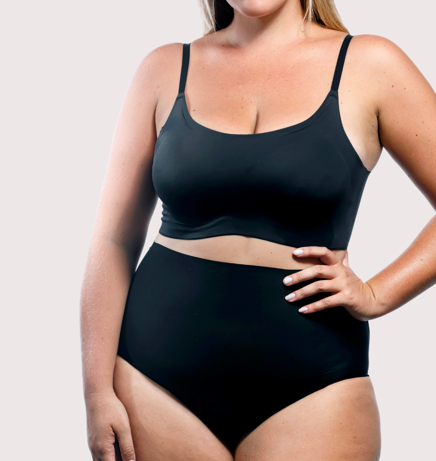 Naadloze Brief hoge taille