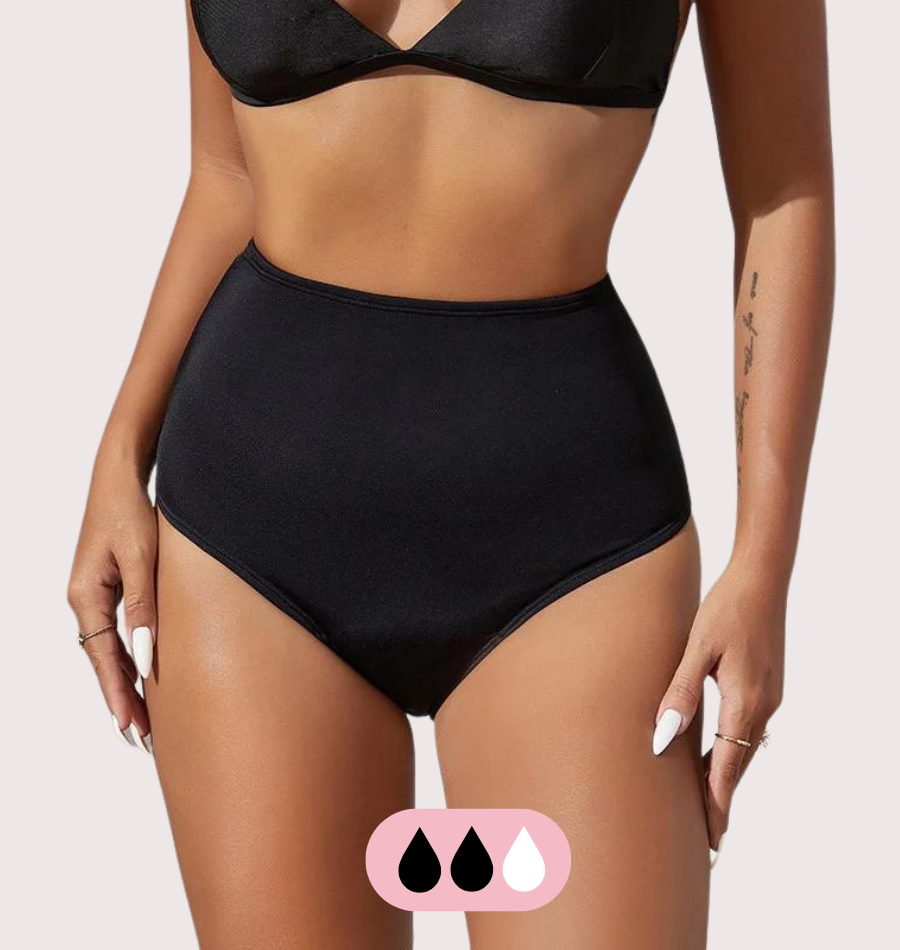 Bikini hoge taille - 100% Lekvrij