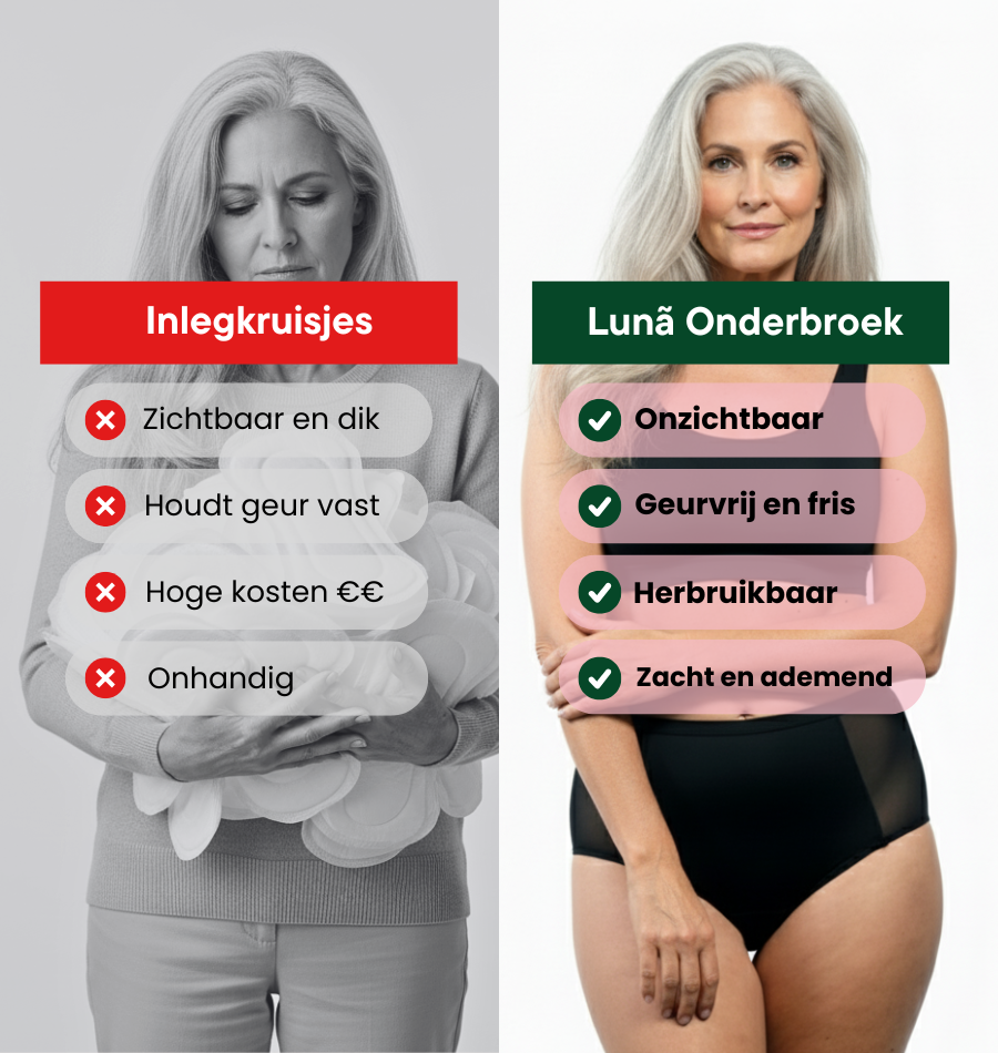Brief met kant - Gemiddeld Urineverlies