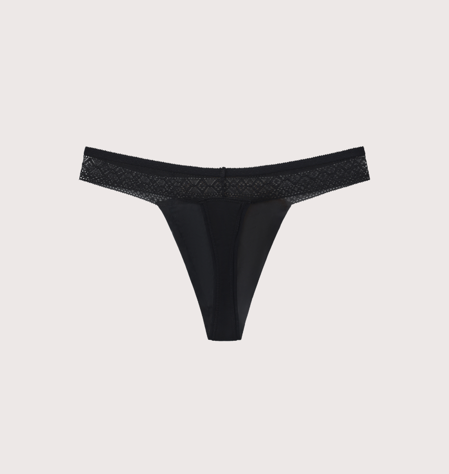 String met ruit kant